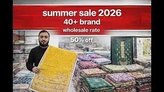 Summer sale 2026 |40+brand |Latest design❤️| wholesale rate|All in one Fabrics| Free Gift🎁