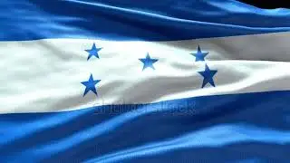 4k render Honduras Flag video waving in wind Honduras Flag Wave Loop waving in wind Realistic
