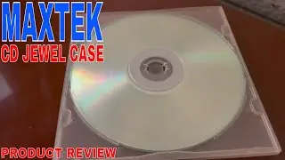 ✅  Maxtek 10.4 mm Standard Single Clear CD Jewel Case with Assembled Clear Tray, 50 Pack 🔴
