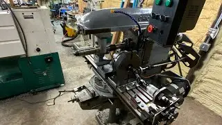 Oesterlein Mill Rebuild and Conversion for Gear Hobbing.