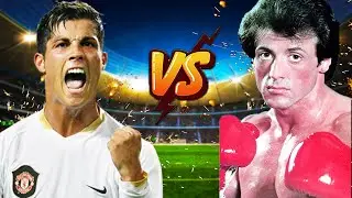 Ronaldo vs Sylvester Stallone🔥💪