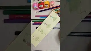 2 Beautiful Hand-Painted Bookmarks - Easy DIY Tutorial! 🎨📖 #bookmark  #craftideas #booklovers