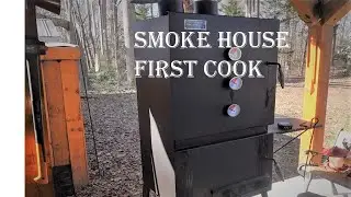 Smoke House first cook #unclestevesshake
