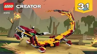 LEGO instructions - Creator - 31073 - Mythical Creatures (alternative model)