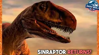 SINRAPTOR Returns to Nublar Shores! | Jurassic World Alive PVP