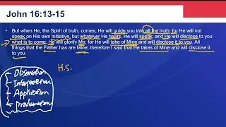 The Spirit of Truth: Guiding Us into All Truth [John 16:13-15]