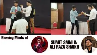 Sumit Saini & Ali Raza Shaikh Reacted to My Magic | Dhiraj Jain