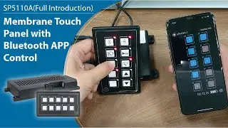 Сенсорная мембранная панель морского класса SP5110A с управлением через Bluetooth-приложение &mdash; полное описание