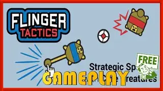 FLINGER TACTICS - GAMEPLAY / REVIEW - FREE STEAM GAME 🤑