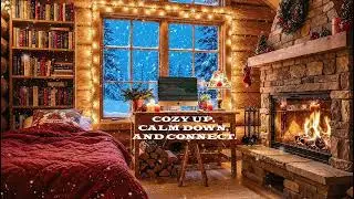 Cozy Christmas Cabin ASMR: Deep Focus & Gentle Tapping for Inner Peace