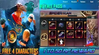 BGMI MONTH 7 ROYAL PASS 1 TO 50RP REWARDS / PUBG M7 ROYAL PASS REWARDS / M7 RP REWARD PUBG MOBILE