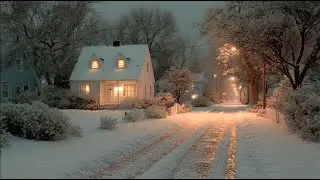 Cozy Winter Nights – Acoustic Ballad | Serene Snowy Evenings