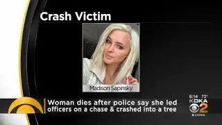 Armstrong County woman dies after crashing into tree during police chase