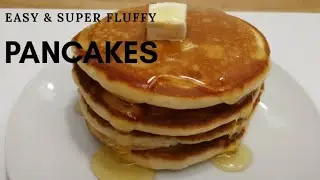 Easy and Super Fluffy no butter Pancakes Recipe
