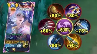 TOP 1 GLOBAL LAYLA NEW 1 SHOT BUILD 2026 INSTANT DELETE!! (layla best build 2026)