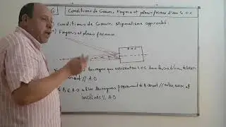 OPTIQUE 6: CONDITIONS DE GAUSS ET FOYERS.