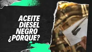 Porque el aceite diesel se pone negro? explicado fácil y Rápido💥