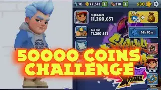 Subway Surfers Live 50000 coins challenge 🔥 Non stop gameplay