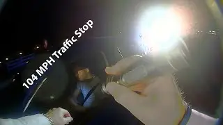 Officers Stops a Vehicle for 104 MPH