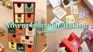 アドベントカレンダー作り🎁その2 | Advent calendar making ep.2