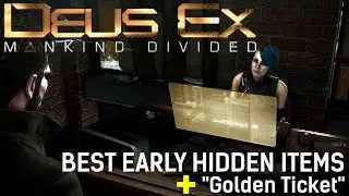 Deus Ex: Mankind Divided - BEST HIDDEN ITEMS | 1st Mission