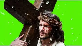 Jesus cross green screen /No copyright green screen video /free green screen /Christian green screen