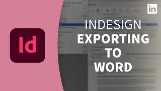 Учебное пособие по InDesign &mdash; экспорт в документ Word