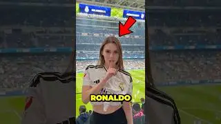 Cette fille a choqu&eacute; Cristiano Ronaldo avec ce qu'elle a fait 😳💔#shorts