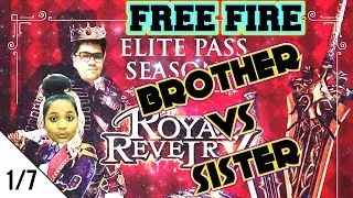 🔴LIVE ] Free Fire Battlegrounds #INDIA  | BROTHER VS SISTER CHALLENGES #1