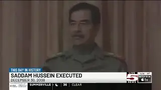 VIDEO: This Day in History: Dec. 30, 2006: Saddam Hussein executed