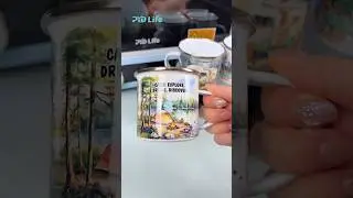 How to bulk print 6 sublimation enamel mugs with 40 L sublimation oven?#pydlife #40lsublimationoven