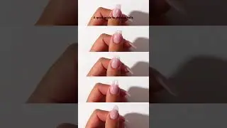 A quick guide to shaping your nails into coffin, square, squoval, round and almond 💅 #nailtutorial