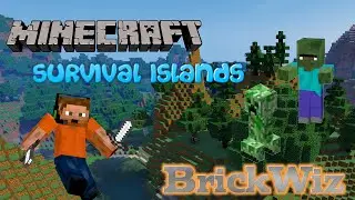 - FARMING - Minecraft - Survival Island - [1] - With BrickWiz - {1.9}