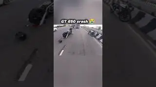 GT 650 CRASH 😭#shorts #short #viral #crash #gt650