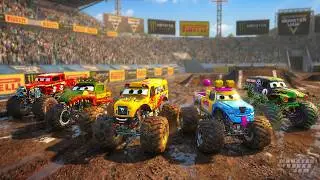 Monster Jam: Epic Off-Road Freestyle Racing - Who Wins? High-Speed Jumps & Crashes