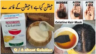 what is Gelatin? detailed Q/A about gelatine || Gelatin secret Hair Growth Mask