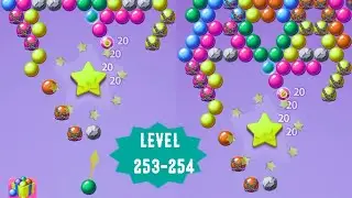 New Bubble Shooter Game Play Level 253-254 Game Play Bubble Shooter Android #youtube