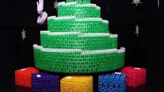 Domin-O Christmas Tree (11,500 dominoes)