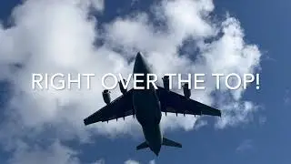 KTIX Spring 2025 Globemaster departing rwy 18.