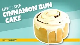How To Make GIANT Cinnamon Bun CAKE | Step By Step | How To Cake It