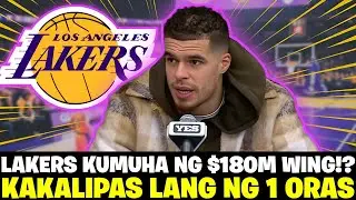 🚨 BAGONG MAY-ARI NG LAKERS KUMUHA NG 2.08M WING SA $180M!? LAKERS NEWS!