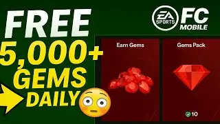 5,000+ FREE Gems Daily in FC Mobile | Players Don’t Know This!