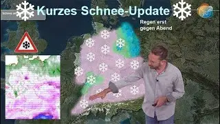 Aktuelle Schneevorhersage bis Dienstag plus Ausblick auf das 2. Januar-Wochenende. Schnee f&uuml;r alle?