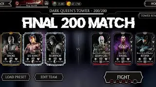 Final 200 Dark Queen's Tower MK Mobile. 191-200
