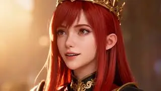 Caelia Valenor: The Crimson Eclipse | STL/OBJ Concept Model (Textured Base Mesh)
