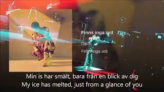 Lyrics / Translation - 'Finns inga ord' by Darin