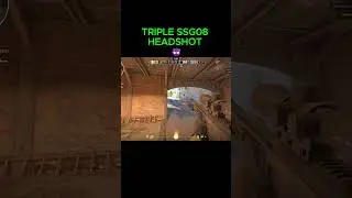SSG08 TRIPLE HEADSHOT | CS2 Flick Madness 💀|  #cs2 #csgo #shadowdev #gaming #headshot #shortsfeed