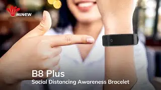 B8 Plus Social Distancing Awareness Bracelet