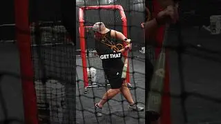 Are you locking out your front leg at contact? #baseball #hitting #training #exitvelo