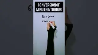 How to convert minute into hour #shorts